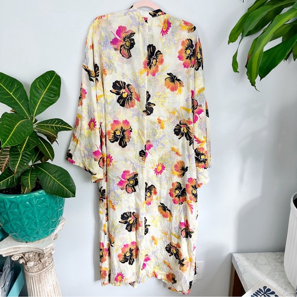 NWT Free People Jorja Floral Duster, Stevie Nicks, Boho Summer - Picture 3 of 16